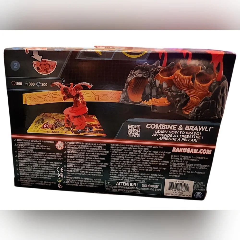 Bakugan Training Set with Titanium Dragonoid, Dragon Clan Themed